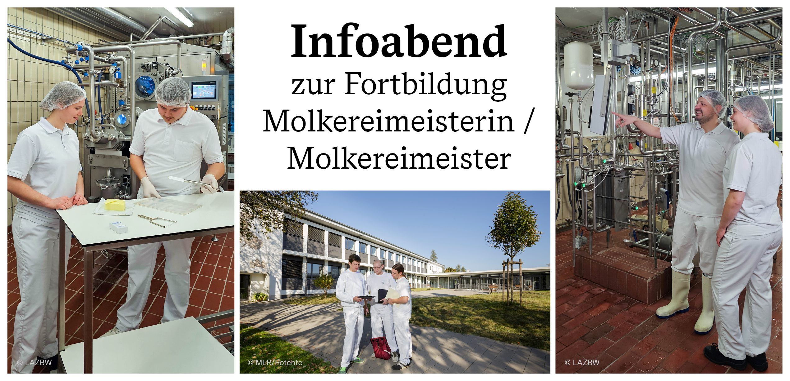 Infoabend zur Fortbildung Molkereimeisterin / Molkereimeister