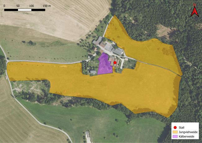 Übersichtskarte Bauernhof Traber