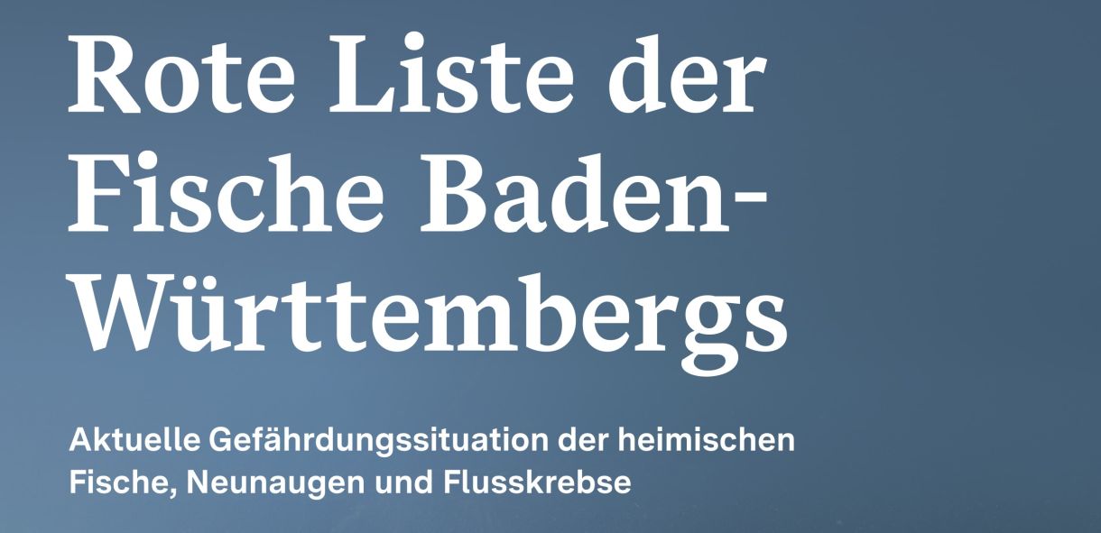 Broschüre Rote Liste der Fische Baden-Württembergs