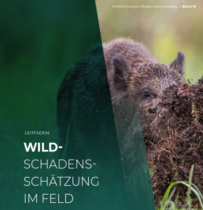 Titelbild Broschüre Wildschadensschätzung im Feld